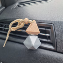 Load image into Gallery viewer, Silver car diffuser with vent clip
